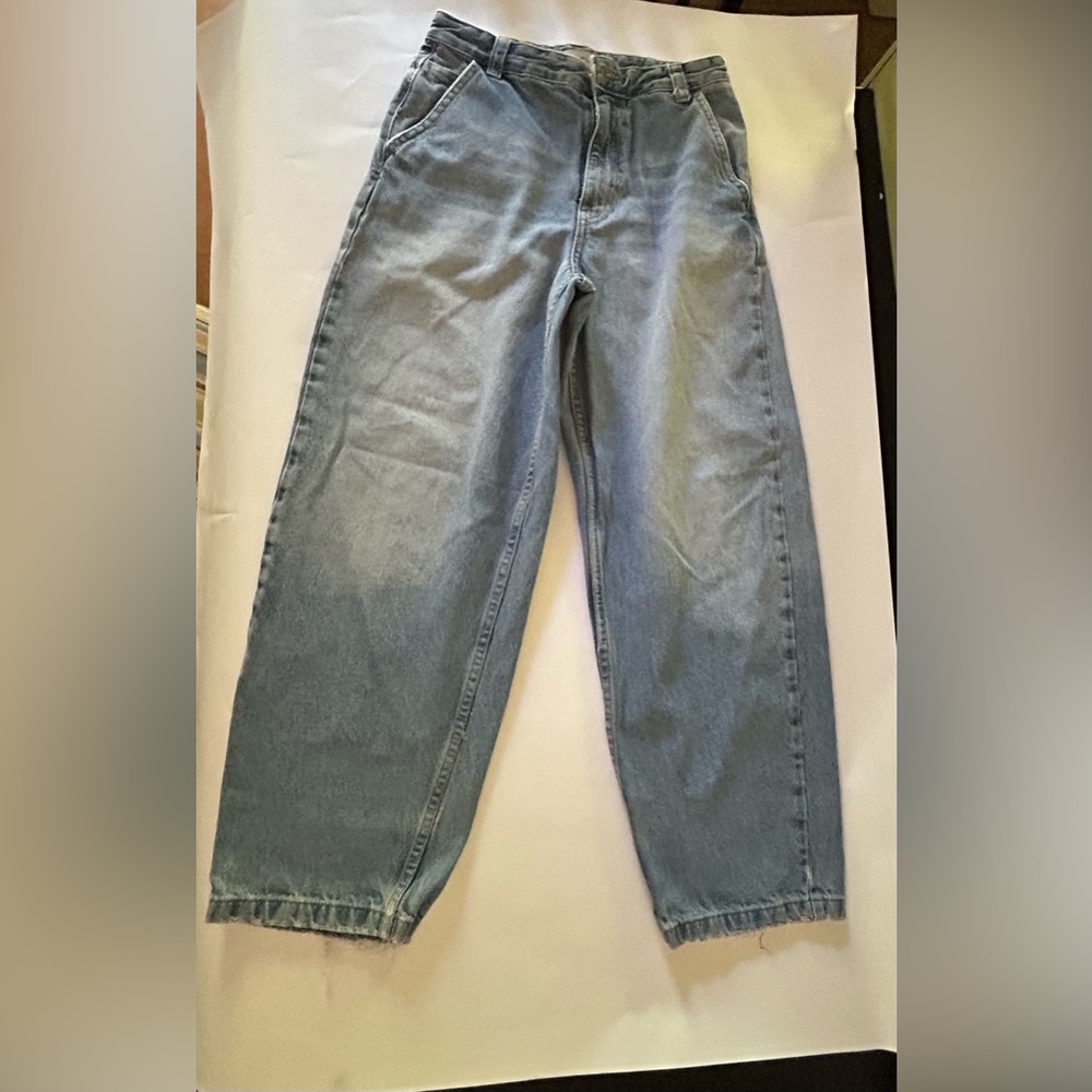 Bershka Light Blue Baggy Men's Jeans